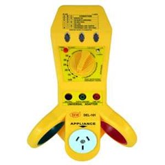 sew del-101 ( dumbo) multi-purpose elcb/ rcd/ wiring/ appliance tester