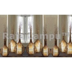 lampu interior sangkar burung bambu bc10