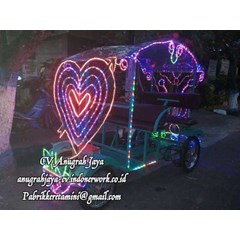 becak cinta becak goes becak galau becak wisata