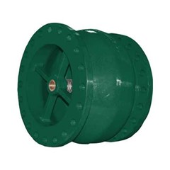 globe type double flange silent check valve 