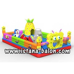 istana balon 5x8m sponge bob
