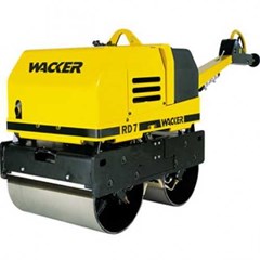 baby roller wacker rd 7h-es double drum vibratory roller