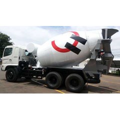hino fm 260 jm 6x4, truck concrete mixer kapasitas 7 kubik.