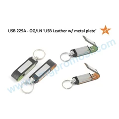 usb flashdisk gantungan kunci kulit metal lw usb 299a