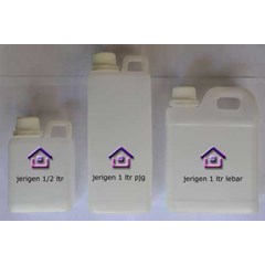 jerigen 1/ 2 liter, 1 liter panjang, 1 liter pendek
