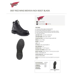 red wing safety shoes type 3507