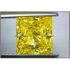 sparkling yellow canary diamond moissanite coated ( dm 041)
