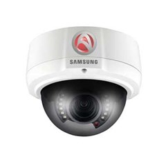 samsung cct jakarta scv-2081r high resolution vandal-resistant ir dome camera