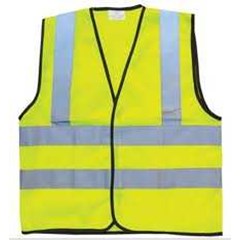 rompi 2 garis gray reflector