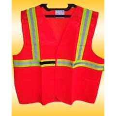rompi orange strip double scothlight