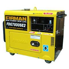 genset diesel generator firman fdg7800se2