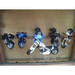 sell the harley miniature with the best quality, the material from iron and fiber...please contact us for the detail information in : zencrafts@ ymail.com