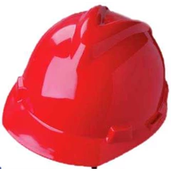 ( ansi) msa china v-gard cap - red