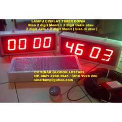 lampu display timer down countdown