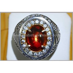 super metallic golden orange star safir nh ( rsg 035)