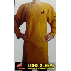 long sleeve/ apron setelan red ram