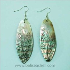 earring art crafts products from bali / anting ukir surf board dari bali