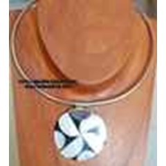 pendants seashell art indonesia / liontin kalung kerang stainless dari indonesia