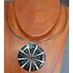 shell pendants with stainless / liontin kalung kerang dengan stainless