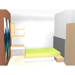 bed table rack / tempat tidur meja rak