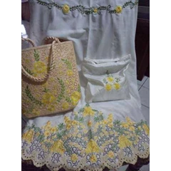 mukena phb kuning kenari