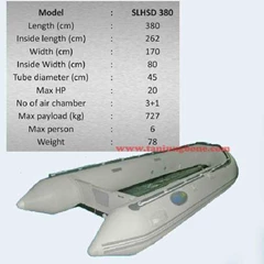 perahu karet supralite slhsd-380