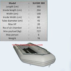 perahu karet supralite slhsm-380