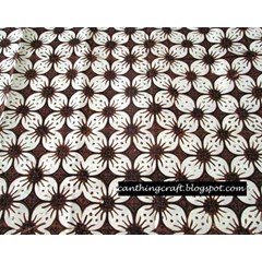 kain batik motif kawung prabu putih
