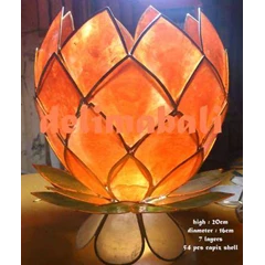 capiz lotus table lamp