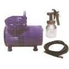 mini air kompresor + spray gun multipro