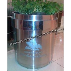 pot bunga stainless | pot stainless | jual pot bunga | pembuatan pot bunga