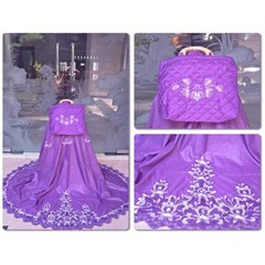 mukena ashanty punggung ungu