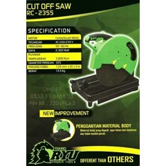 mesin cut off ryu rc 2355.