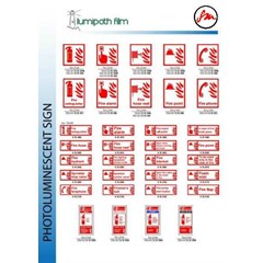 rambu fosfor( photoluminescent sign) # 2