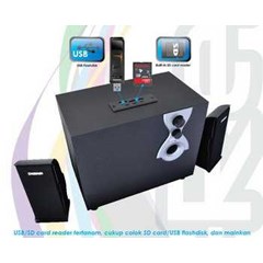 speaker aktif + subwoofer dazumba dz 2000 remix ( komputer bintaro, pondok indah, rempoa, ciputat, lebak bulus, pondok pinang, rs fatmawati jakarta selatan)
