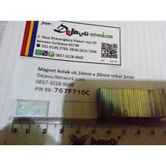 magnet / magnit neodymium kotak uk.10mm x 20mm tebal 2mm