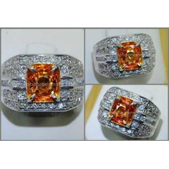 sparkling natural padparadscha safir ( pp 067)
