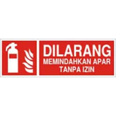 rambu peringatan, toko alat pemadam kebakaran
