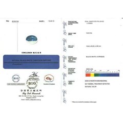 batu permata sangat langka blue safir biru-putih top ( sps 171)