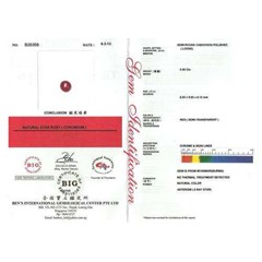 elegant metalik red ruby burma no heat + big ( rbs 173)