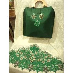 mukena paris hijau