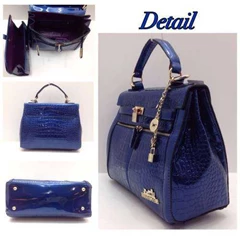 hermes kelly croco m-715# set 2 in 1 semi premium