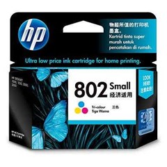 cartridge tinta printer hp 802 color