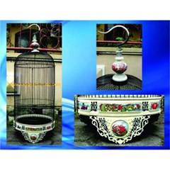 sangkar burung lovebird motif gambar raja naga. sangkar untuk ciblek, kenari, kolibri, blackstroot, prenjak, pleci.