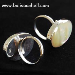 silver ring jewelry art indonesia / cincin kerang perak turbo perhiasan dari indonesia
