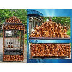 sangkar burung motif putri untuk: pleci, kenari, kolibri, prenjak, ciblek, cucak ijo, cendet, cucak jenggot.