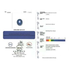 elegant burmese blue sapphire star no heat ( sps 175)