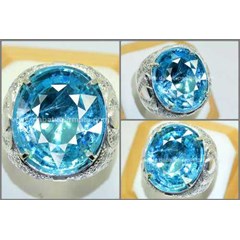 elegant sparkling aquamarine cut ( raq 002)