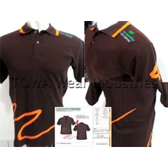 baju kaos kerah seragam pegawai hotel santika bsd