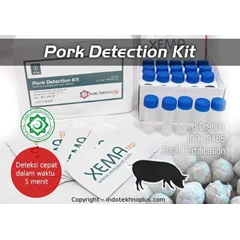 alat uji kandungan babi pada makanan - pork detection kit / porcine test